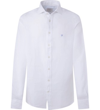 Hackett London Koszula Garment Dye w kolorze białym