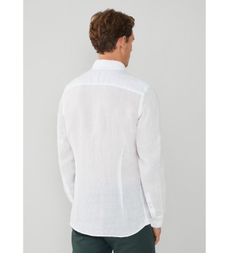 Hackett London Garment Dye Linen B blanco