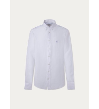 Hackett London Garment Dye Linen B white
