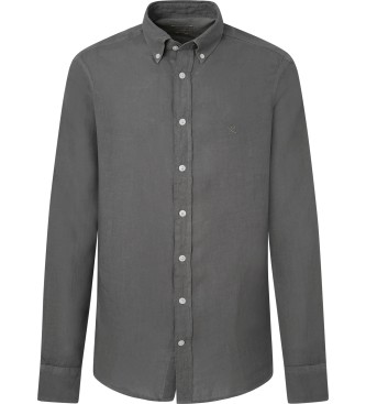 Hackett London Garment Dye grn skjorte