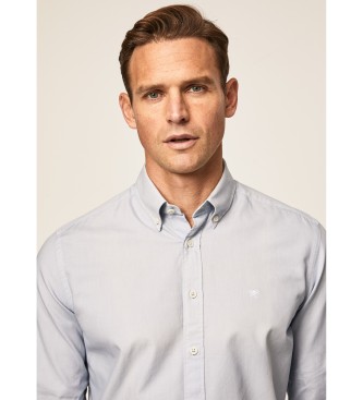 Hackett London Klassiek Blauw Oxford Overhemd