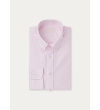 Hackett London Różowa koszula Oxford