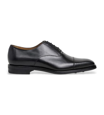 Hackett London George Oxford-sko i l�der, sort