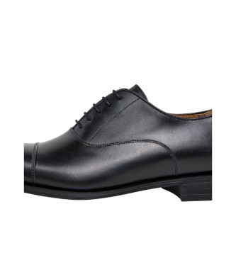 Hackett London George Oxford-sko i l�der, sort