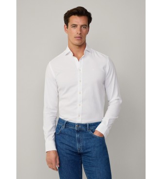 Hackett London Chemise slim blanche