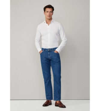 Hackett London Chemise slim blanche