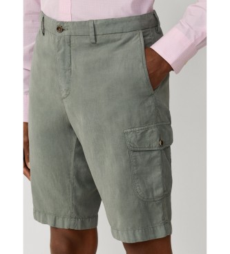 Hackett London Shorts Gmd Cargo green