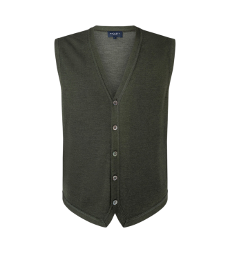 Hackett London Colete de malha verde