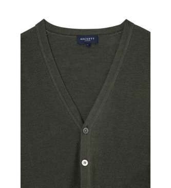 Hackett London Colete de malha verde