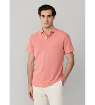 Hackett London Polo in piqu� rosa