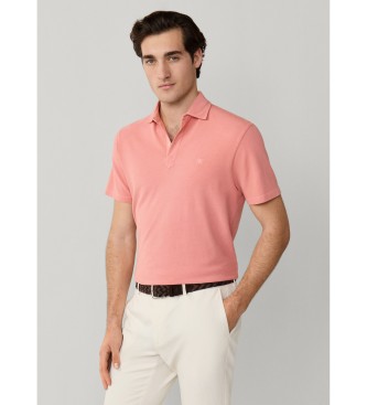 Hackett London Polo in piqu� rosa