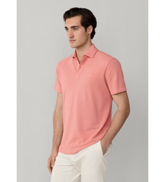 Hackett London Polo in piqu� rosa