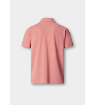 Hackett London Polo in piqu� rosa