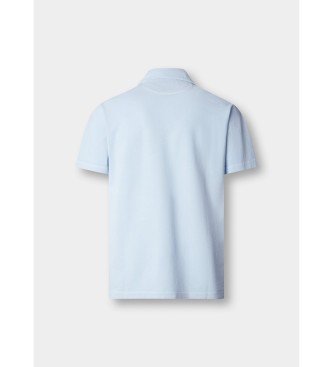 Hackett London Polo in piqu� blu