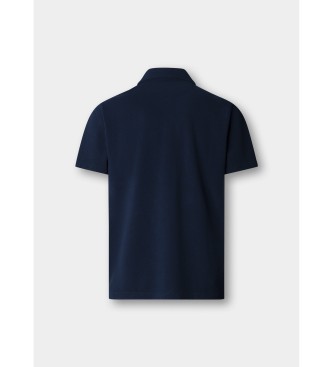 Hackett London Polo in piqu� blu navy