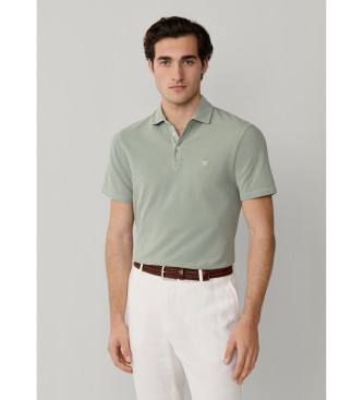 Hackett London Polo verde in piqu�