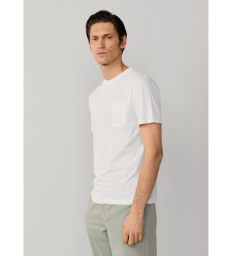 Hackett London Pocket T-shirt vit