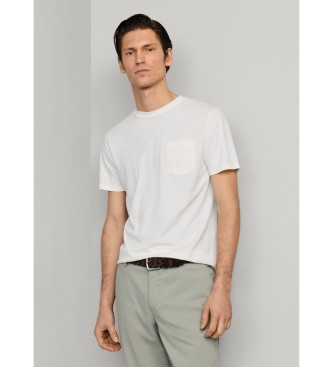 Hackett London Pocket T-shirt vit