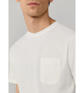 Hackett London Pocket T-shirt vit