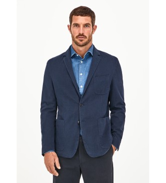Hackett London Kurtka Gmd Soft Str Twill Cc marine