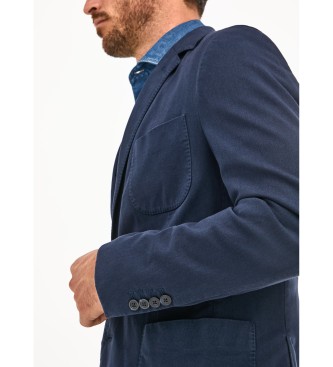 Hackett London Kurtka Gmd Soft Str Twill Cc marine