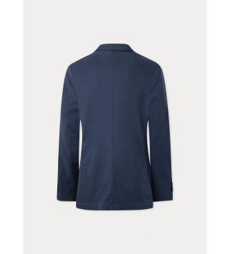 Hackett London Kurtka Gmd Soft Str Twill Cc marine