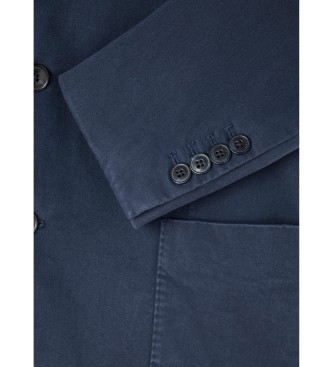 Hackett London Kurtka Gmd Soft Str Twill Cc marine