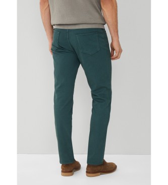 Hackett London Trinity Slim Trousers verde