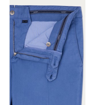 Hackett London Pantalon chino Gmd Texture bleu