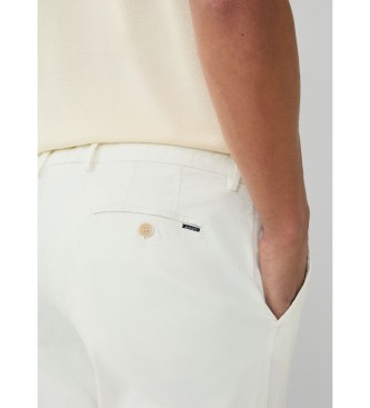 Hackett London Chino-Hose Textur wei