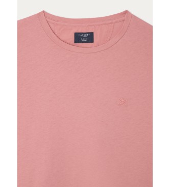 Hackett London T-shirt Gmt Dye cor-de-rosa