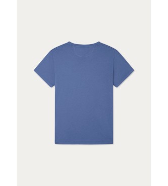 Hackett London T-shirt blu Gmt Dye