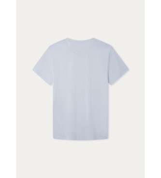 Hackett London T-shirt Gmt Dye bleu