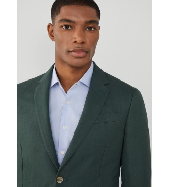 Hackett London Green HBone blazer