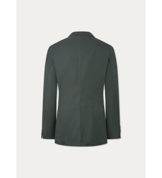 Hackett London Green HBone blazer