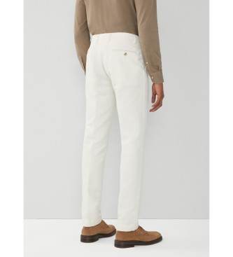 Hackett London Off-white Bone trousers
