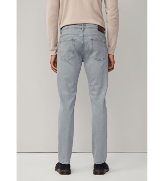 Hackett London Jeans fit slim gris