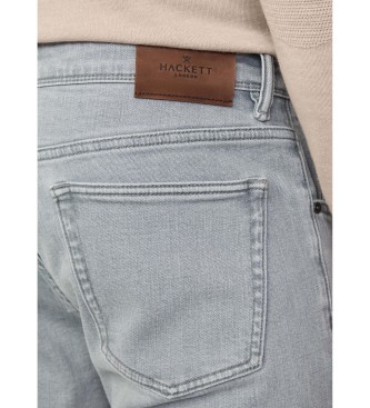 Hackett London Jeans fit slim gris