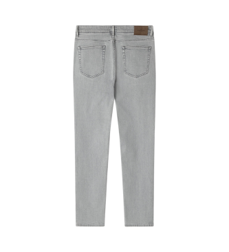 Hackett London Jeans fit slim gris