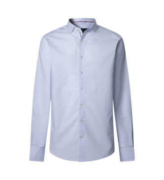 Hackett London Camisa fit tailored azul