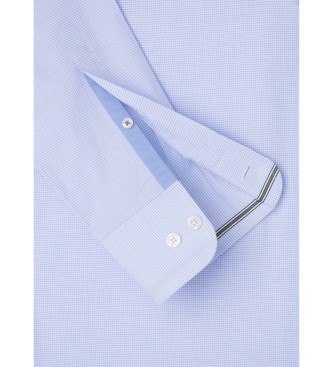Hackett London Koszula w kratę Eng Stripe w kolorze niebieskim