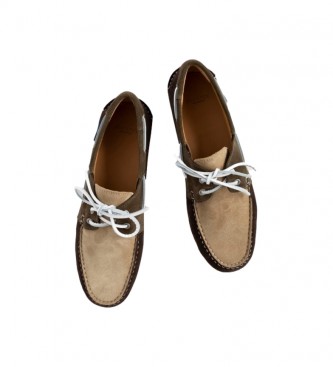 Hackett London Leather loafers Guernsey Brown