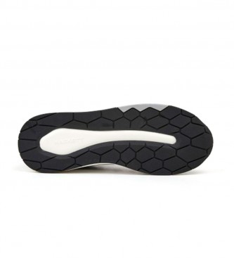 HACKETT Zapatillas de piel Tecnología H-Runner gris, negro