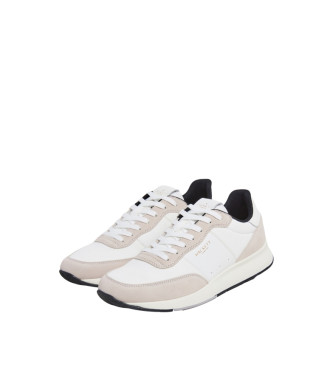 Hackett London Sneakers i lderH-Runner Essex vit