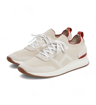 Hackett London Sapatilhas H-Runner Globe bege