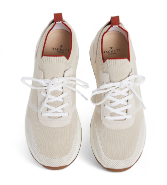 Hackett London Sapatilhas H-Runner Globe bege