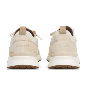 Hackett London Trainers Runner Knit off-white