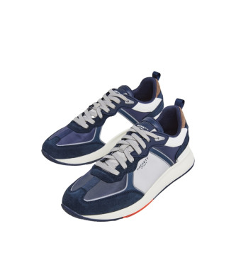 Hackett London H-Runner Phil skor i marinbltt lder