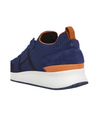 Hackett London Sneakers blu navy H-Runner