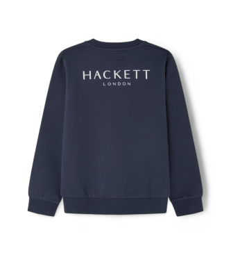 Hackett London Sweatshirt rygg marinbl
